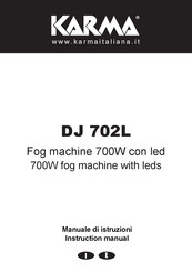 Karma DJ 702L Instruction Manual