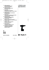 Pro Work AS 14,4/1 Operating Instructions Manual