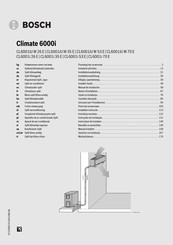 Bosch Climate Class 6000i Installer's Manual