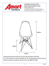 Amart Furniture BOULEVARD 71722 Assembly Instruction Manual