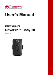 Transcend DrivePro Body 20 User Manual