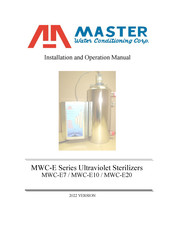 Master MWC-E7 Installation And Operation Manual
