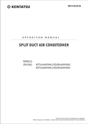 Kentatsu KSUR440HFAN3 Operation Manual