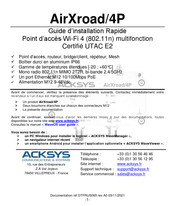 Acksys AirXroad/4P Hardware Installation