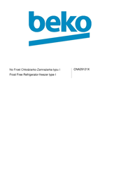 Beko CNA29121X Manual
