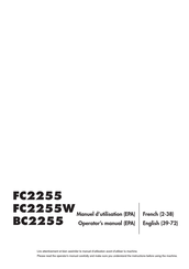 Husqvarna FC2255W Operator's Manual