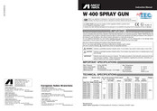 Anest Iwata W400-202G Instruction Manual