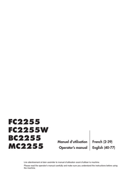 Husqvarna FC2255W Operator's Manual