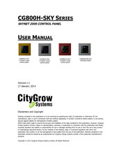 CityGrow Systems CG800H-SKY Series User Manual