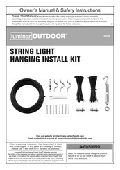 Luminar Outdoor 70278 Owner's Manual & Safety Instructions