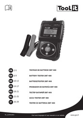 Tool it DBT400 Manual