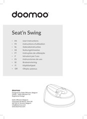 doomoo Seat'n Swing User Instructions