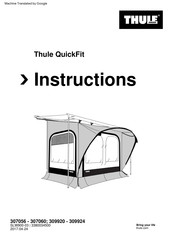 Thule QuickFit 307060 Instructions Manual