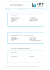 KKT KPC 212-L-U/S Manual
