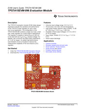 Texas Instruments TPS7A15EVM-096 User Manual