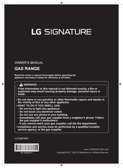 LG LUTG4519SN Owner's Manual