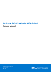 Dell Latitude 9430 2-in-1 Service Manual