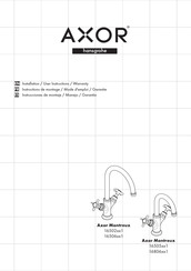 Hans Grohe Axor Montreux 16506 1 Series Installation/User Instructions/Warranty