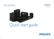 Philips Immersive 4000 Series Quick Start Manual
