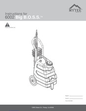 Mytee Big B.O.S.S. 6002 Instructions Manual