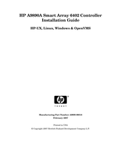 Hp A9890A Installation Manual