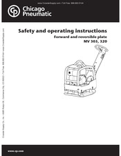 Chicago Pneumatic MV 320 Safety And Operating Instructions Manual
