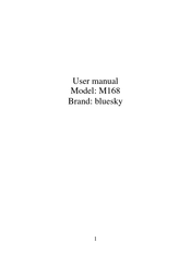 Bluesky M168 User Manual
