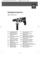 Lux Tools SBM 1050 Original Operating Instructions