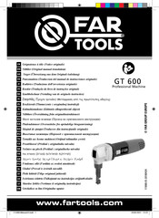 Far Tools GT 600 Original Manual Translation