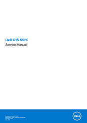 Dell G15 5520-4132 Service Manual