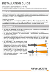 Waycon UFA2 Series Installation Manual