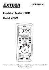 Extech Instruments MG320 User Manual