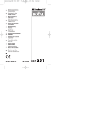 Einhell Royal 34.035.13 Directions For Use Manual