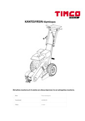 Timco Tools 103080299 User Manual