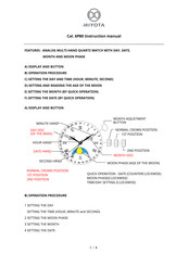Citizen 6P80 Instruction Manual