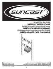 Suncast BMS6300 Assembly Instructions Manual