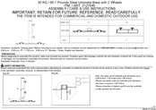 Costco 2127646 Assembly / Care & Use Instructions