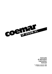 Coemar CF ZOOM AL Instruction Manual