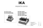 IKA KS 260 Control Operating Instructions Manual