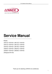 Lennox LM036CO-100P433 Service Manual