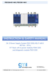 GMI PSS1250-HS-7-48-D Instruction & Safety Manual