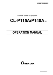 Amada CL-P148A Operation Manual