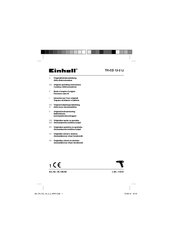 EINHELL TH-CD 12-2 Li Operating Instructions Manual