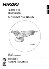 Hitachi G 10SQ2 Handling Instructions Manual