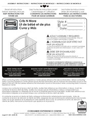 Delta Children SIMMONS Belmont Crib N More Assembly Instructions Manual