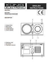 König Electronic HAV-TR10 Instructions Manual