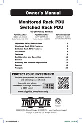 Tripp Lite PDUMNV30/NET Owner's Manual