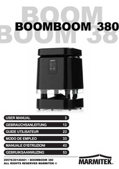 Marmitek BoomBoom 380 User Manual