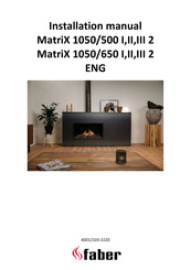 Faber MatriX 1050/650 II Installation Manual
