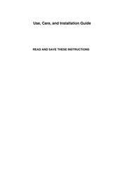 ELICA ECM630S3 Use, Care And Installation Manual